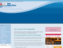 Tablet Screenshot of holyspiritsisters.org.au